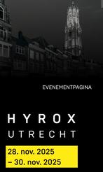 GEZOCHT: HYROX MIXED DOUBLES UTRECHT, Twee personen, Overige soorten, Overige typen