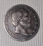 1 Gulden 1865 - Zilveren Munt Willem III, Postzegels en Munten, Munten | Nederland, Ophalen of Verzenden