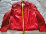 Rood leren jasje, Kleding | Dames, Ophalen of Verzenden, Zo goed als nieuw, Rood, Maat 46/48 (XL) of groter