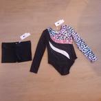 Nieuw turnpakje 122/128, Zwart, Nieuw, Turnpak(je), Kindermaat 122 t/m 140
