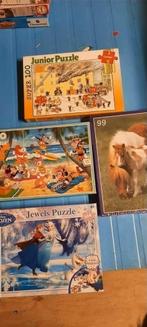 Legpuzzel, frozen, paarden, brandweer,, Gebruikt, Ophalen of Verzenden