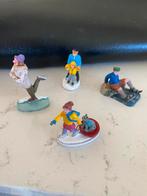Schaatsfiguren kerstdorp, Diversen, Kerst, Verzenden, Zo goed als nieuw