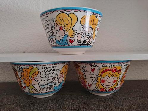 Blond Amsterdam Schaaltjes/Kommetjes BlaBla Blauw, Huis en Inrichting, Keuken | Servies, Nieuw, Kom(men), Blond Amsterdam, Aardewerk