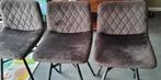 3 Taupe barstoelen, Ophalen, Zo goed als nieuw, Overige kleuren