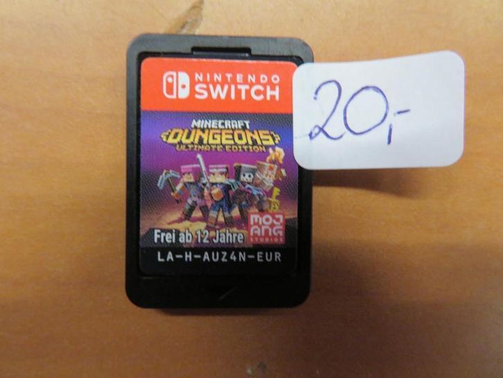 Nintendo Switch Minecraft Dungeons - Ultimate Edition, Spelcomputers en Games, Games | Nintendo Switch, Gebruikt, Avontuur en Actie