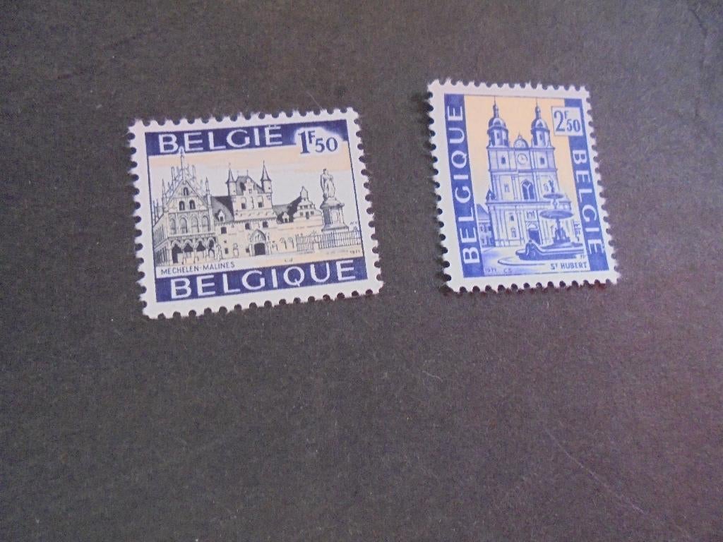 Belgie Mi:1667/1668 postfris, Postzegels en Munten, Postzegels | Europa | België, Verzenden, Postfris