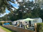 Kunststof chalet met schuur compleet veluwe/gelderland, Caravans en Kamperen, Stacaravans, Tot en met 5