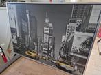 Grote afbeelding New York met lijst, Huis en Inrichting, Woonaccessoires | Schilderijen, Tekeningen en Foto's, Ophalen, Zo goed als nieuw