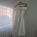 River Island Jurk - Maat S - Wit, Kleding | Dames, Jurken, Ophalen of Verzenden, Maat 36 (S), Gedragen, Boven de knie