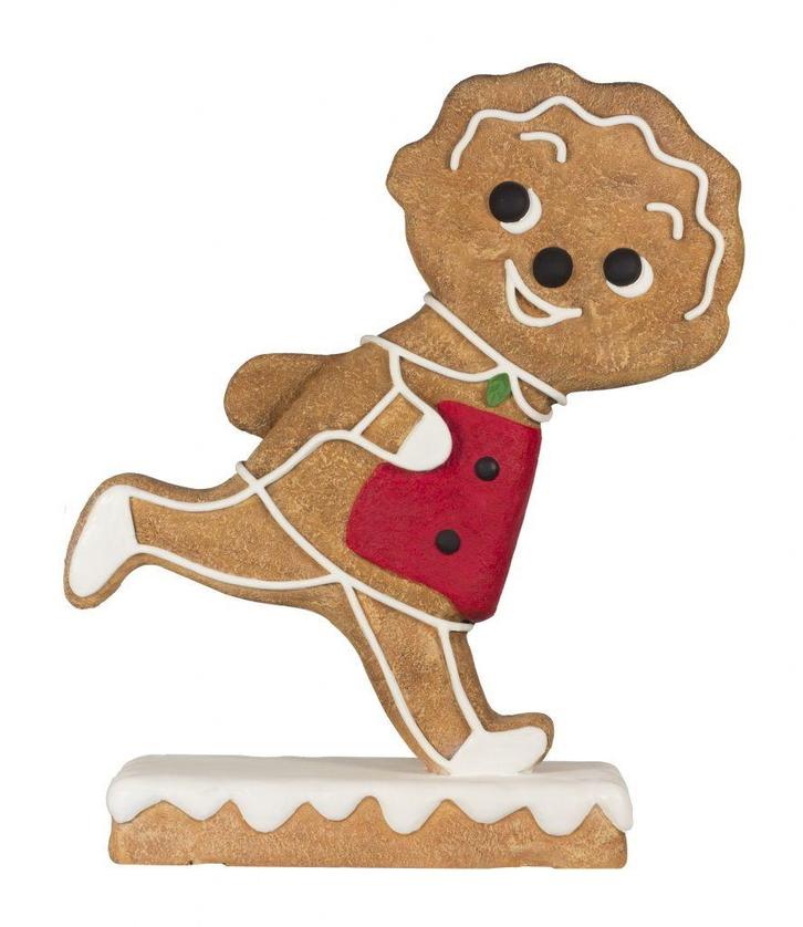 Gingerbread kid with base beeld - Hoogte 101 cm, Verzamelen, Beelden en Beeldjes, Nieuw, Overige typen, Ophalen