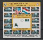 W569 Paraguay Blok 280 postfris Ruimtevaart, Postzegels en Munten, Postzegels | Thematische zegels, Overige thema's, Verzenden