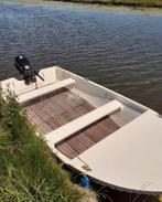Sloep met Mercury 5 pk buitenboordmotor, Tot 10 pk, Ophalen of Verzenden, Zo goed als nieuw, 3 tot 6 meter