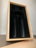Luxe Houten Wijnkist - 2 Flessen - Schuifdeksel, Ophalen of Verzenden, Nieuw, Overige houtsoorten, Minder dan 50 cm