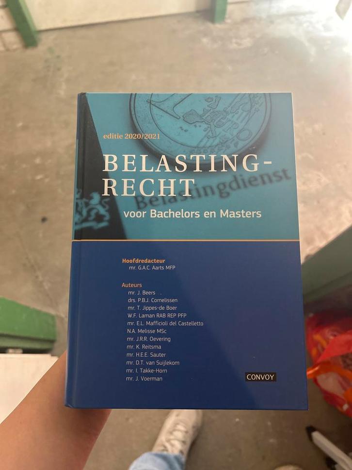 Belastingrecht voor Bachelors/Masters 2020/2021, Boeken, Studieboeken en Cursussen, Zo goed als nieuw, HBO, Alpha, Ophalen of Verzenden