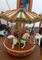 Kersthuisjes: draaimolen, verschillende muziekjes, Diversen, Kerst, Ophalen, Zo goed als nieuw