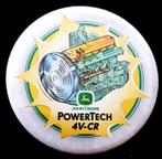 John Deere Powertech 4V-CR button, Verzamelen, Speldjes, Pins en Buttons, Verzenden, Nieuw, Transport, Speldje of Pin