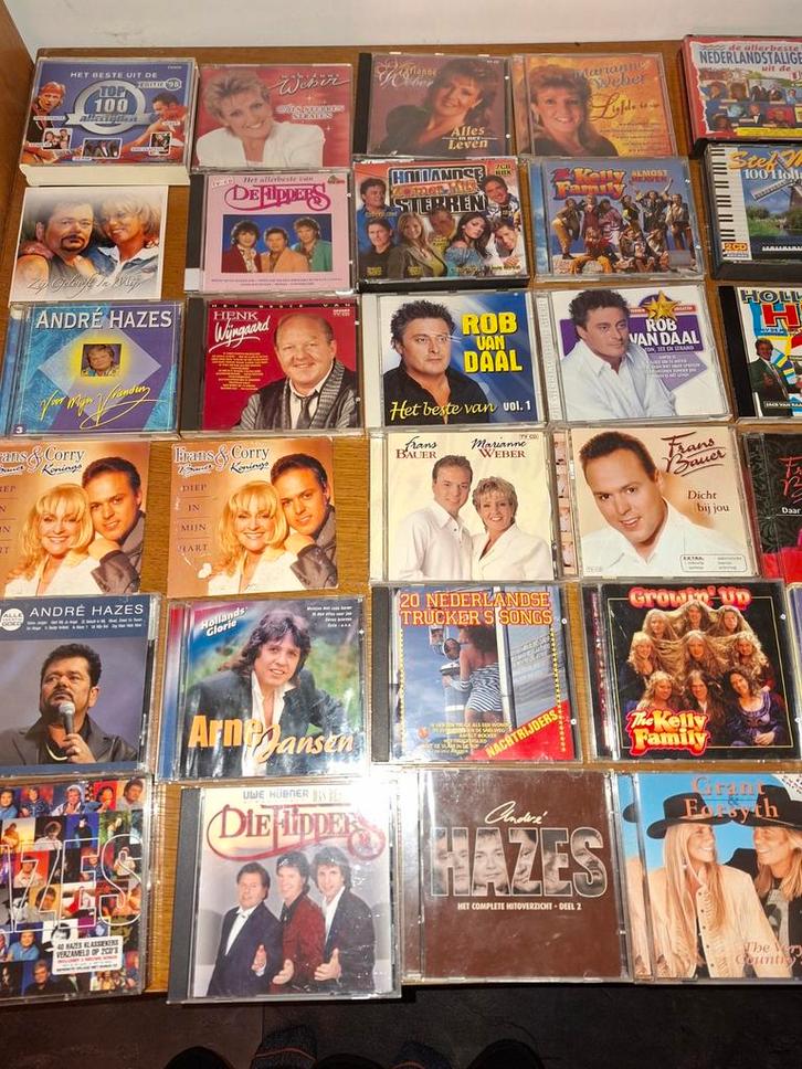 Partij van 63 CD's, Cd's en Dvd's, Cd's | Nederlandstalig, Levenslied of Smartlap, Ophalen of Verzenden
