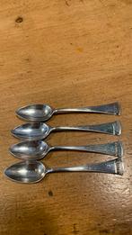 4 zilveren theelepels jaarletter p =1925, Antiek en Kunst, Antiek | Goud en Zilver, Ophalen of Verzenden, Zilver
