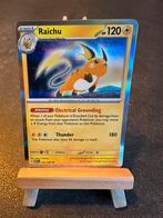 Raichu holo 26/165 Pokémon Mew 151, Ophalen of Verzenden, Zo goed als nieuw, Losse kaart