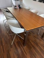Moderne witte eettafelstoelen, Ophalen, Gebruikt, 50 tot 100 cm, Rond