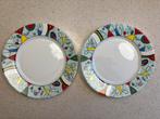 2 vintage Arcopal France borden - Vegas decor, Huis en Inrichting, Keuken | Servies, Ophalen of Verzenden, Bord(en), Overige stijlen