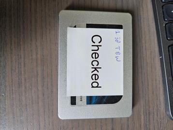Crucial MX500 500GB SSD + case + enclosure - 1.38TBW beschikbaar voor biedingen