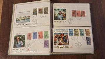 Album Eerste Dag Enveloppen Suriname beschikbaar voor biedingen