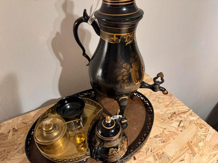 Prachtige kraantjeskan gemaakt door Jan Wiardus Reijenga, Antiek en Kunst, Antiek | Overige Antiek, Ophalen