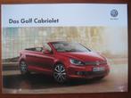 Volkswagen Golf Cabriolet met bijlage (okt. 2012), Boeken, Auto's | Folders en Tijdschriften, Nieuw, Volkswagen, Ophalen of Verzenden