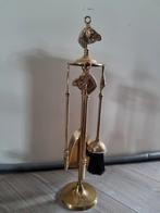 Koperen haardstel. Openhaard., Ophalen of Verzenden, Koper