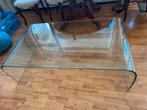 Design Salontafel volledig glas, Huis en Inrichting, Ophalen, Gebruikt, 100 tot 150 cm, 50 tot 100 cm