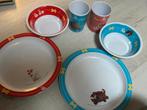 plastic kinderservies, Huis en Inrichting, Keuken | Servies, Overige materialen, Gebruikt, Overige typen, Ophalen of Verzenden