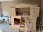 Houten Stapelbed Huis / Boomhutbed, Kinderen en Baby's, Kinderkamer | Stapelbedden en Hoogslapers, Ophalen, Zo goed als nieuw