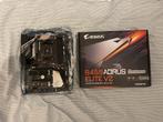 GIGABYTE B450 AORUS Elite V2, Computers en Software, Moederborden, DDR4, Ophalen of Verzenden, Zo goed als nieuw, Socket AM4