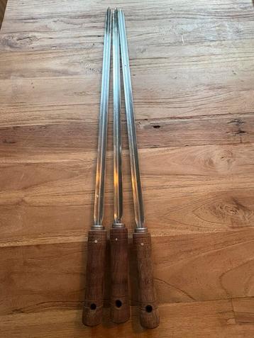 3 x bbq spies/Tramontina vleespennen beschikbaar voor biedingen