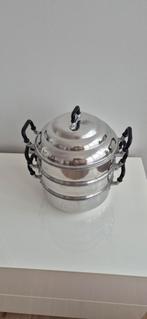 Stoompan 22cm aluminium, Huis en Inrichting, Keuken | Potten en Pannen, Ophalen, Zo goed als nieuw