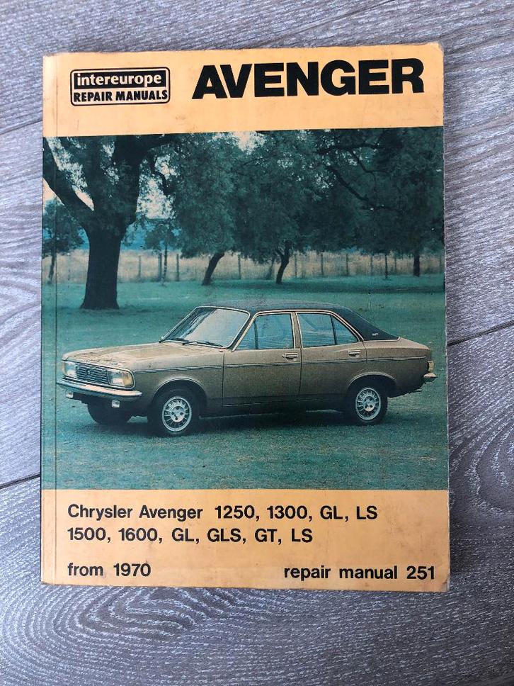 Intereurope Repair Manual Chrysler (Fr.) Avenger vanaf 1970, Auto diversen, Handleidingen en Instructieboekjes, Ophalen of Verzenden