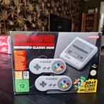 Classic Mini: Super Entertainment System nintendo, Spelcomputers en Games, Ophalen of Verzenden, Nieuw, Met 2 controllers