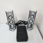 Philips Desktop/Sound System Speakers Bass Tested Working MM, Ophalen of Verzenden, Zo goed als nieuw