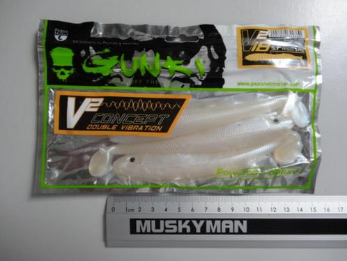 Kunstaas: Gunki V2 Concept Double Vibration 14,5 cm shads, Watersport en Boten, Hengelsport | Roofvissen, Nieuw, Overige typen