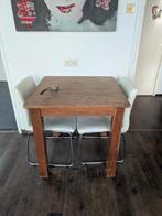 Vierkante Eettafel - 80x80 cm, 50 tot 100 cm, Vierkant, Modern, Vier personen