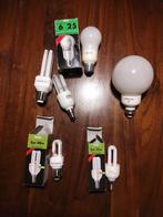 6 Spaarlampen E27 E14 peertjes, Huis en Inrichting, Lampen | Losse lampen, Ophalen, Gebruikt, Minder dan 30 watt, Gloeilamp