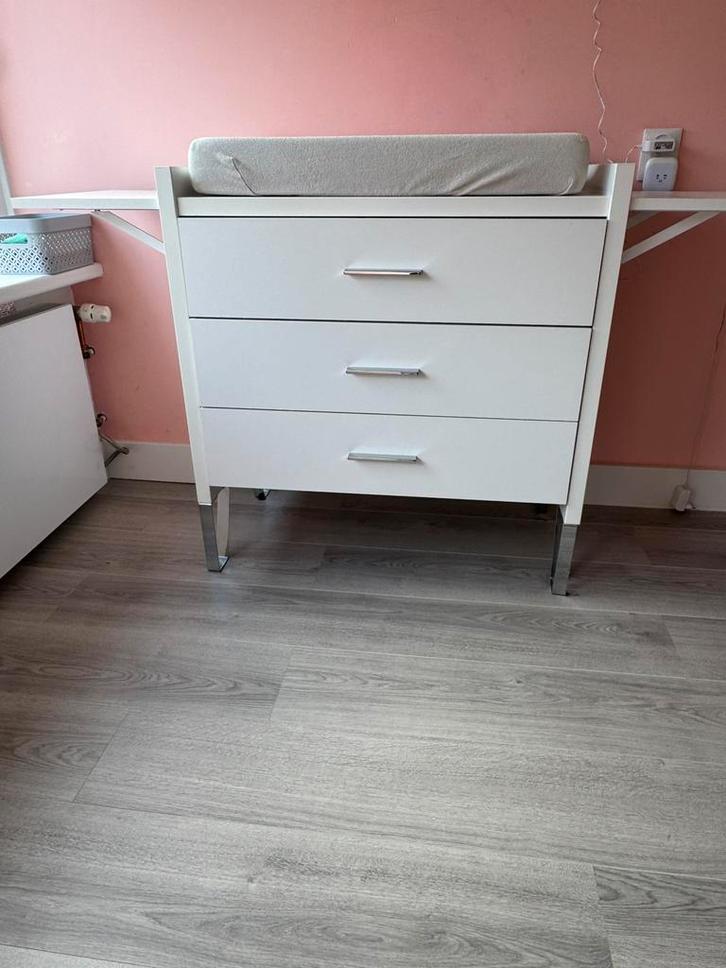Commode wit 50 x 90 (D x B), Kinderen en Baby's, Kinderkamer | Commodes en Kasten, Zo goed als nieuw, Commode, 90 tot 105 cm, 75 tot 100 cm