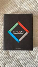 HTML & CSS boek, Nieuw, Ophalen of Verzenden, HBO, Jon duckett