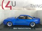 MCG 1:18 Opel Manta B Mattig blauw metallic nieuw in doos, Nieuw, Overige merken, Ophalen of Verzenden, Auto