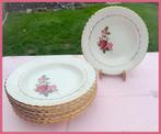 Brocante Franse diepe borden soepbord L’amandinoise, Ophalen of Verzenden