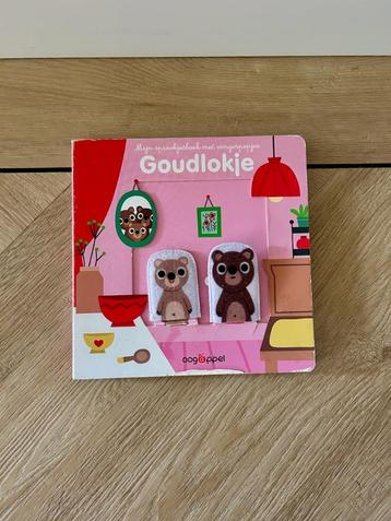Sprookjesboek 'Goudlokje' met vingerpopjes - Marion Billet beschikbaar voor biedingen