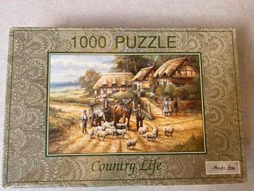 Country life puzzel nieuw, 1000 stukjes beschikbaar voor biedingen