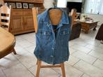 Bodywarmer van spijkerstof., Kleding | Dames, Bodywarmers, Ophalen of Verzenden, Zo goed als nieuw, Blauw