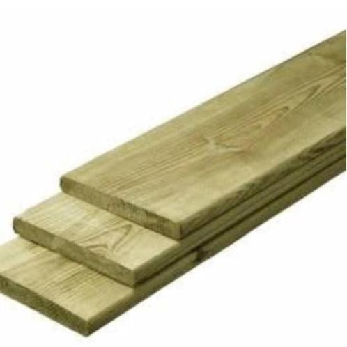 Grenen schuttingplanken 16x140 a 400cm (nieuw), Tuin en Terras, Palen, Balken en Planken, Nieuw, Planken, 250 cm of meer, Hardhout